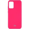 Накладка Silicone Cover Full для Xiaomi Redmi 10 Hot Pink