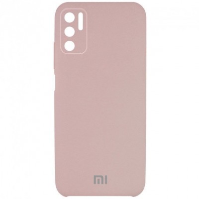 Накладка Silicone Case Full для Samsung A03s (A037) Pink Sand