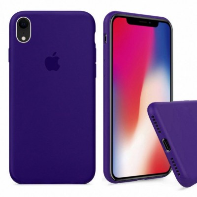 Накладка Silicone Case для iPhone XR Ultra Violet