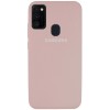 Накладка Silicone Cover Full для Samsung M315 (M31) Pink Sand