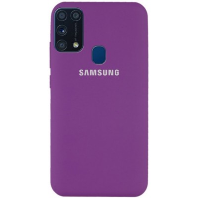Накладка Silicone Cover Full для Samsung M315 (M31) Grape