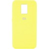Накладка Silicone Cover Full для Xiaomi Redmi Note 9 Neon Yellow