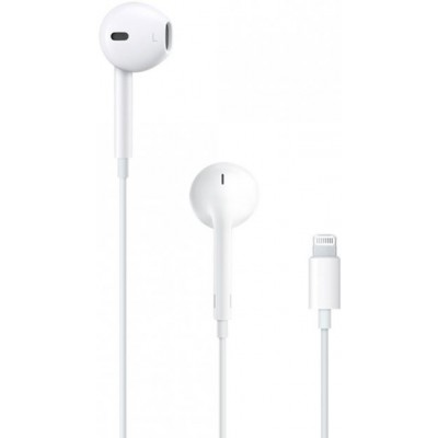 Навушники для Apple iPhone 7 EarPods White 100% Original + Lightning (MMTN2) Retail Box