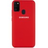 Накладка Silicone Cover Full для Samsung M307 (M30s)M215 (M21) Red