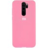 Накладка Silicone Case Full для Xiaomi Redmi 9A Pink