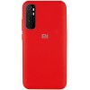 Накладка Silicone Cover Full (AA) для Xiaomi Mi Note 10 Lite Silky&Soft Touch Red