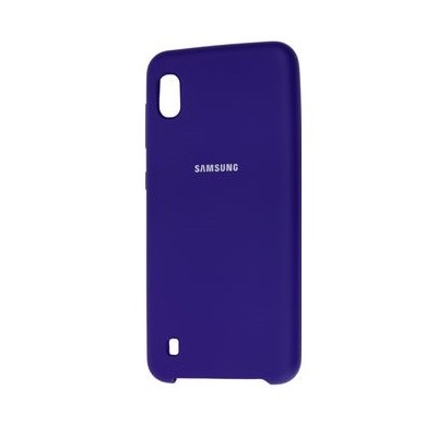 Накладка Silicone Cover (AA) для Samsung A015 (A01 2020) Silky&Soft Touch Grape