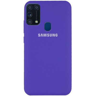 Накладка Silicone Cover Full для Samsung M315 (M31) Purple