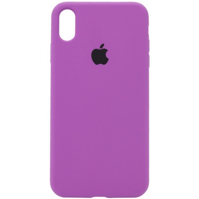 Накладка Silicone Case Full для iPhone XS Max Grape