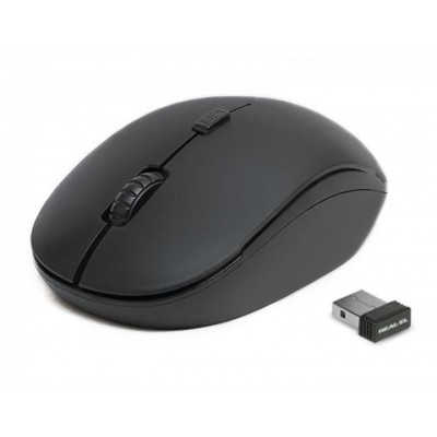 Мишка безпровідна Real-EL RM-301 Black