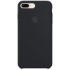Накладка Silicone Case Full для iPhone 78 Plus Black