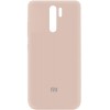 Накладка Silicone Cover Full для для Xiaomi Redmi 9 Pink Sand