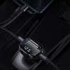FM Модулятор Baseus Streamer F40 AUX wireless MP3 car charger Black