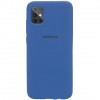 Накладка Silicone Cover Full для Samsung A135 Navy Blue