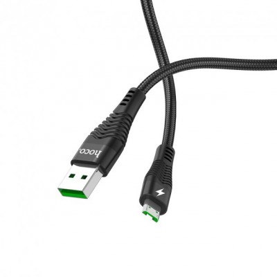 Кабель Micro USB HOCO U53 Flash Cable 4A1,2m. Black