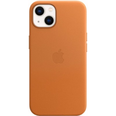 Накладка Leather Case Full для iPhone 13 Pro Magsafe Golden Brown (1:1 Original)