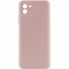 Накладка Silicone Case Full Samsung A035 2021 Pink Sand