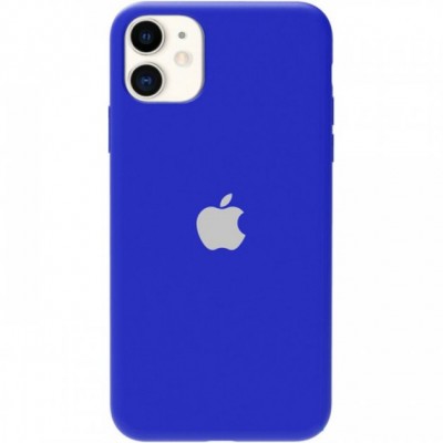 Накладка Silicone Case iPhone 11 Lake Blue