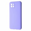 Накладка Silicone Case Full Samsung A035 2021 Light Purple