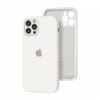 Накладка Silicone Case Full Camera для iPhone 13 Pro Gamelia White