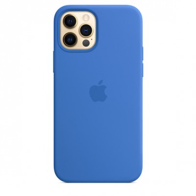 Накладка Silicone Case Full для iPhone 14 Pro New Lake Blue