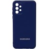 Накладка Silicone Cover Full для Samsung A235 Midnight Blue