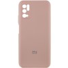 Накладкa Silicone Cover Full для Redmi Note 10 5GPoco M3 Pro 4G5G Pink Sand