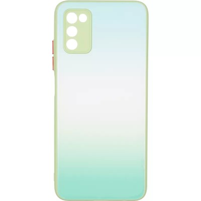 Накладка Glass Rainbow Case Samsung A037 (A03S) Mint Mohito