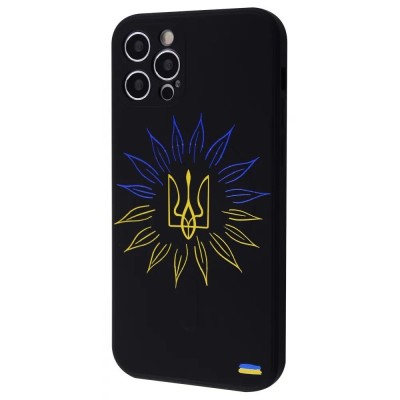 Накладка WAVE Ukraine Edition Case with MagSafe iPhone 12 Pro Ukraine Flower