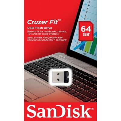 Флеш память 64GB SanDisk Cruzer Fit
