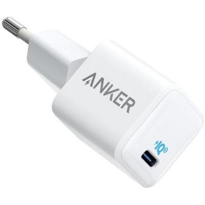 Адаптер мережевий ANKER PowerPort III Nano 20W USB-C White