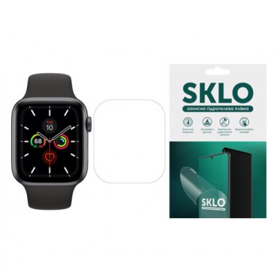 Захисна гідрогелева плівка SKLO 6шт для Apple Watch 38mm Прозора