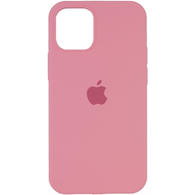 Накладка Silicone Case Full для iPhone 14 Light Pink