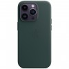 Накладка Apple Leather Case with Magsafe для iPhone 14 Pro Max Forest Green (MPPN3)