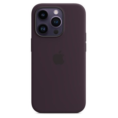 Накладка Apple Silicone Case with Magsafe для iPhone 14 Pro Max Elderberry (MPTX3)
