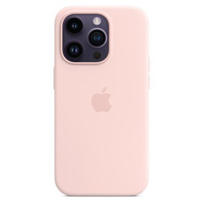 Накладка Apple Silicone Case with Magsafe для iPhone 14 Pro Chalk Pink (MPTH3)
