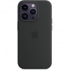 Накладка Apple Silicone Case with Magsafe для iPhone 14 Pro Midnight (MPTE3)