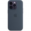 Накладка Apple Silicone Case with Magsafe для iPhone 14 Pro Storm Blue (MPTF3)