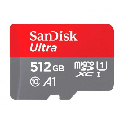 Карта памяті SanDisk MicroSDXC karta 512GB Ultra (150 MBs, A1 Class 10 UHS-I)+SD