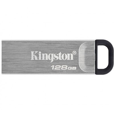 Флеш память USB3.2 128GB Kingston DataTraveler Kyson SilverBlack