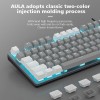 Клавіатура Aula Mechanical F3287 WhiteGrey keycap KRGD blue