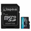 Карта памяті MicroSDXC 256GB UHS-IU3 Class 10 Kingston Canvas Go Plus R170W90MBs + SD