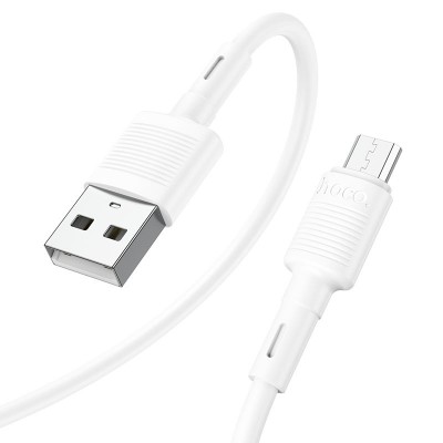 Кабель Micro USB HOCO X83 Victory charging data cable 2A1m. White
