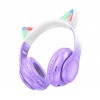 Навушники накладні Bluetooth Hoco W42 Cat Purple