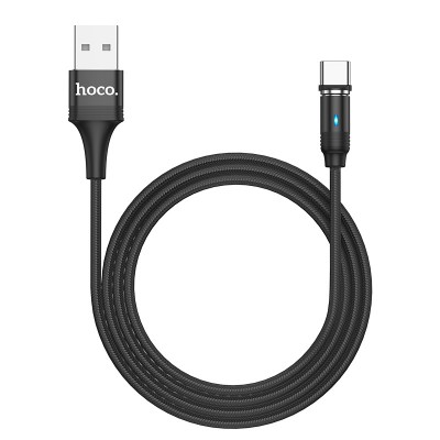 Кабель Hoco U76 Fresh USB Type-A Type-C 2A 1,2 m Black