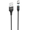 Кабель Hoco U76 Fresh USB Type-A Type-C 2A 1,2 m Black