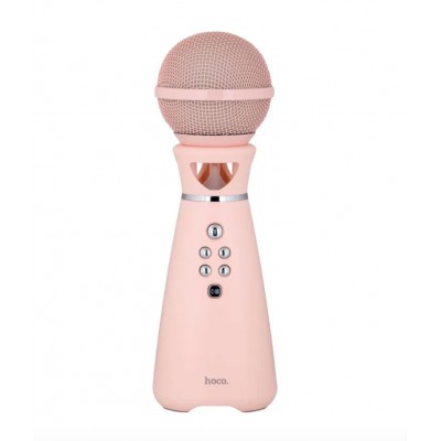 Мікрофон Karaoke Hoco BK6 Pink