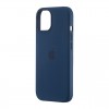Накладка Silicone Case with MagSafe And Animation для iPhone 15 Pro Max Storm Blue