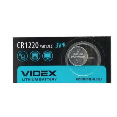 бат. Videx CR1220