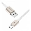 Кабель Proove Dence Metal USB-C to USB-C - 1м 66W White